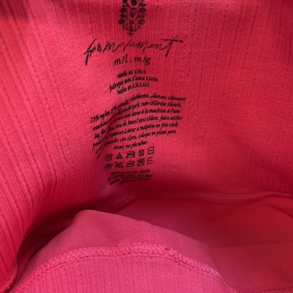 Free People Good Karma Square Neck Sports Bra and Leggings Set- M/L - Picture 7 of 9